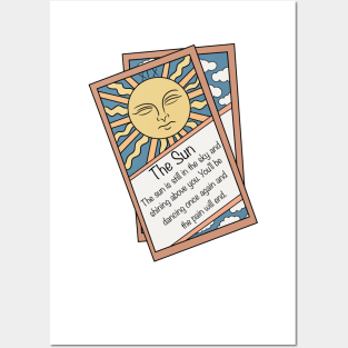 The sun tarot cards Posters and Art